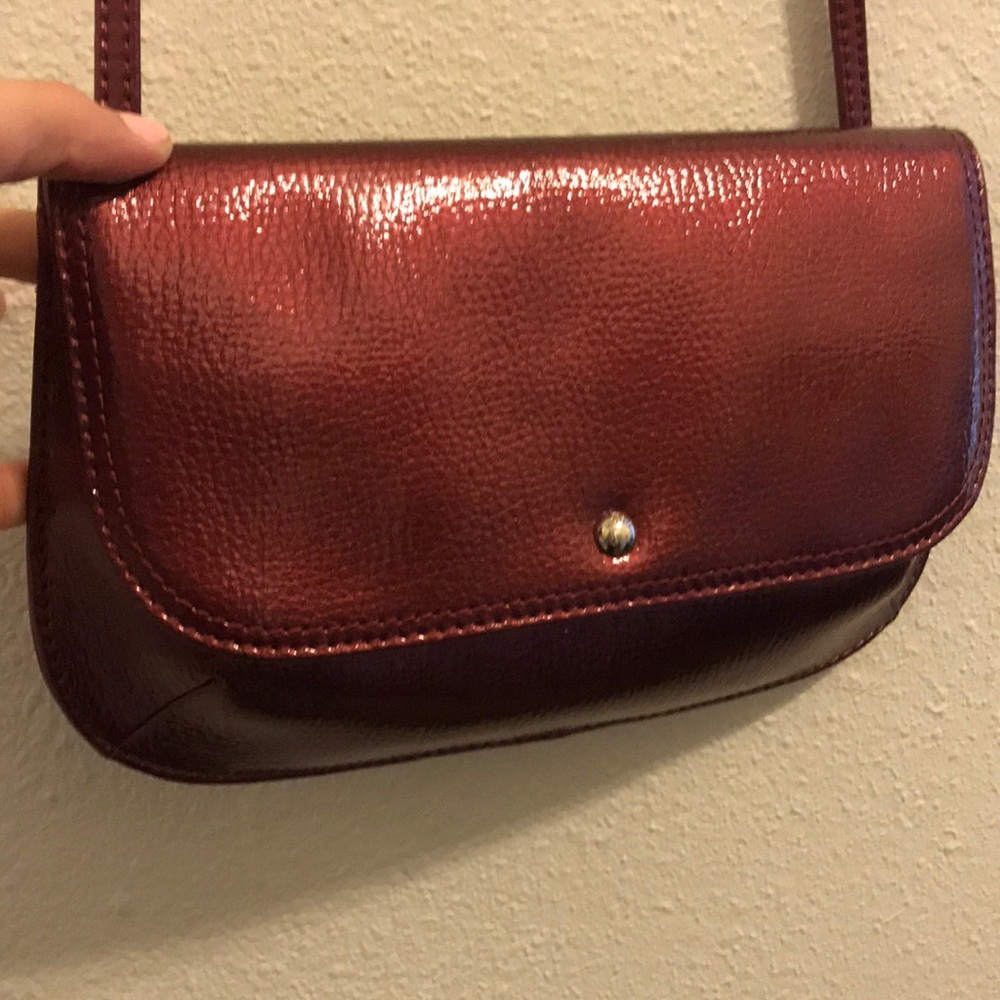 Hobo Original Wine Metallic Crossbody